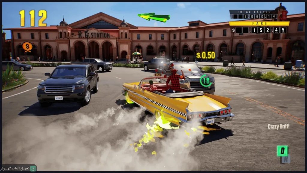 تحميل لعبة Crazy Taxi للكمبيوتر كاملة برابط مباشر